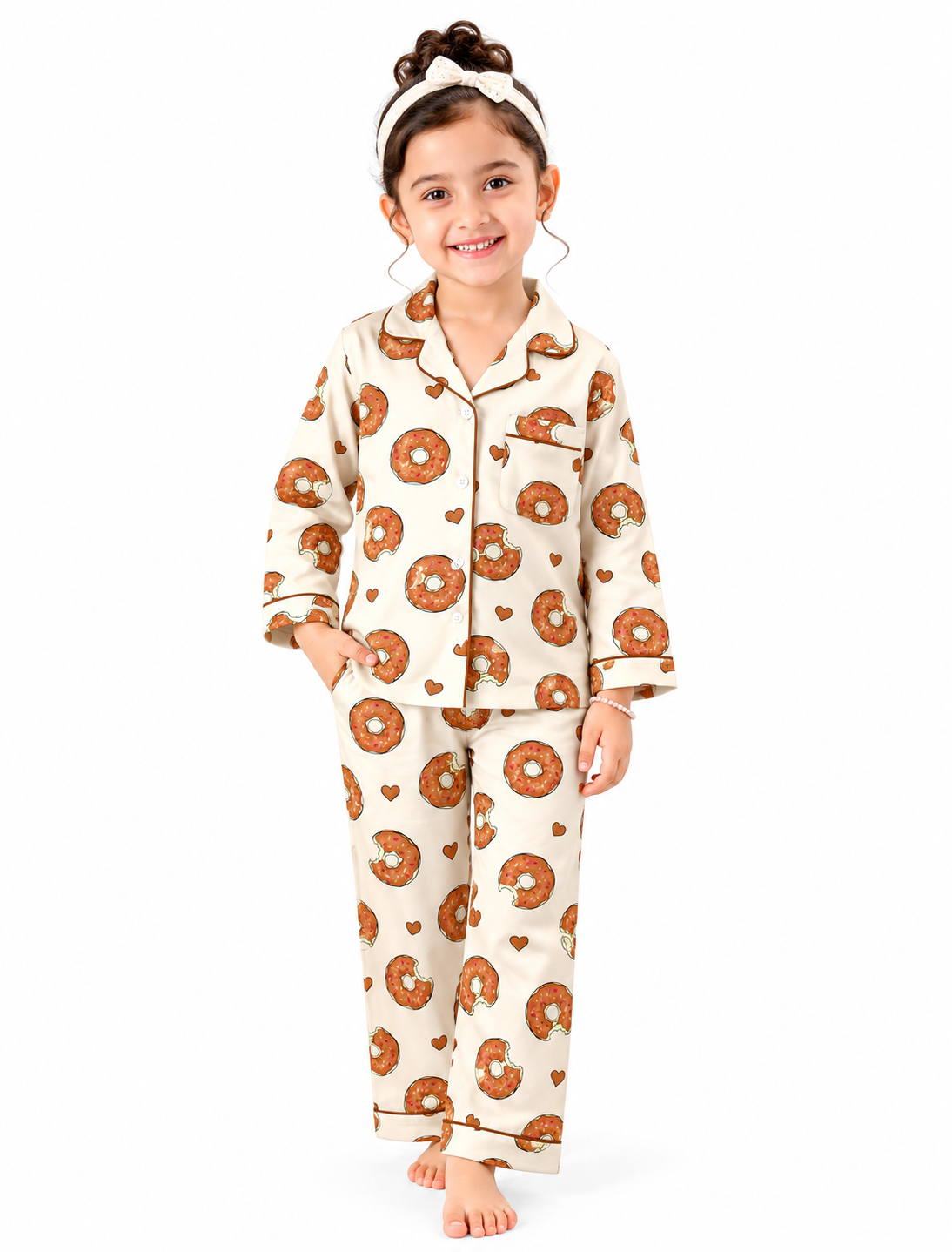 Brown doughnut pjs Main image