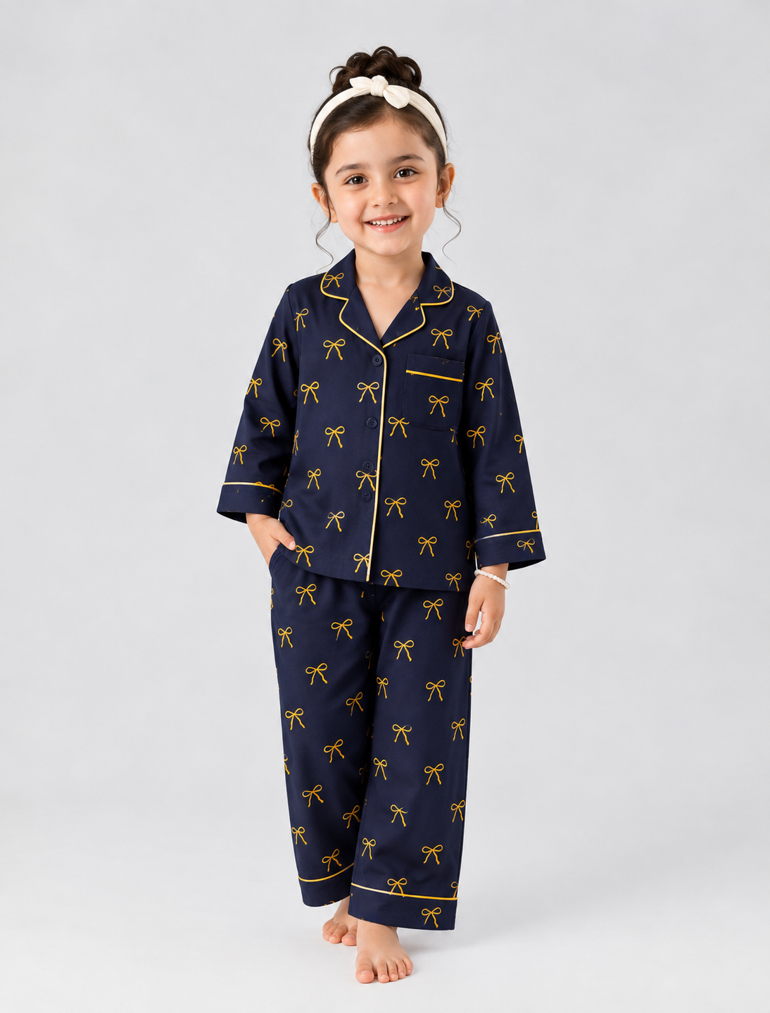 Midnight bow pjs