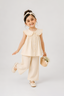Lillie Kiddie Cream Textured Co-Ord Set