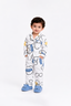 Funny Graphic Print Boys Pyjama Set