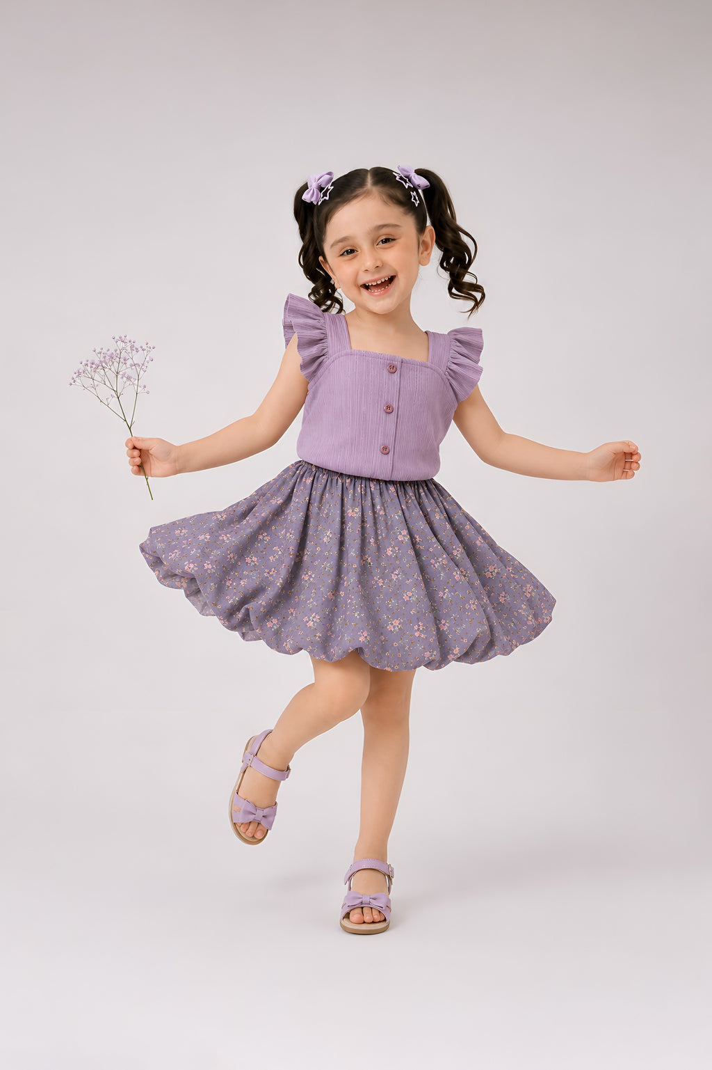 Purple Flora Set